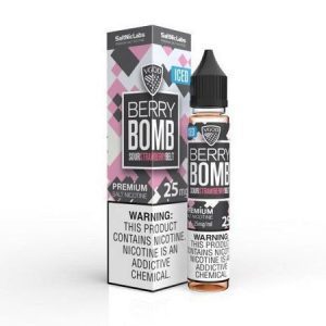 Líquido - Berry Bomb - Sour Strawberry Belt Iced - VGOD SaltNic - 30ml