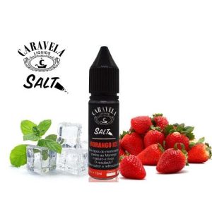 Líquido Nicsalt - Morango Ice - Caravela - 15ml