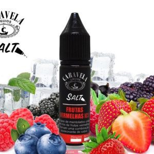 Líquido Nicsalt - Frutas Vermelhas Ice - Caravela - 15ml