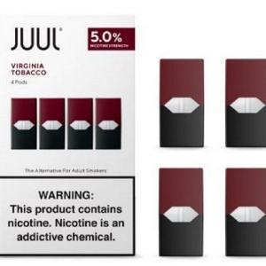 Pod Refil Juul - 4 Refil - Virgínia Tobacco - 5.0%