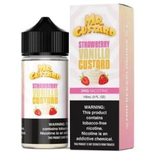 Mr. Custard - Strawberry Vanilla Custard - Mr. Freeze - 100ml