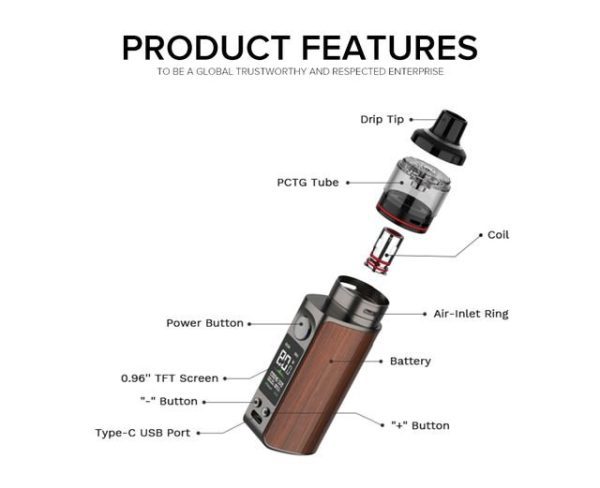 LUXE 80 - Kit Mod - 80W - 2500 mAh - Vaporesso - Image 5