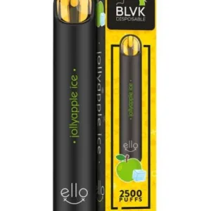 Jollyapple Ice - BLVK - Ello - 2500 Puffs - 35MG + Nikbar - 600 Puffs - Pod Descartável