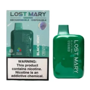 Black Mint - OS5000 Lost Mary - 5000 Puffs - Elfbar
