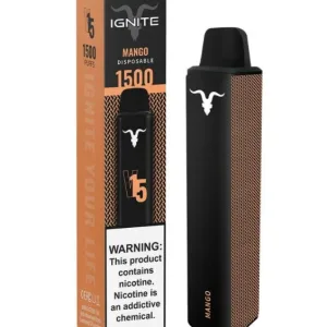 Pod Descartável - Ignite - Mango – V15 – 1500 Puff