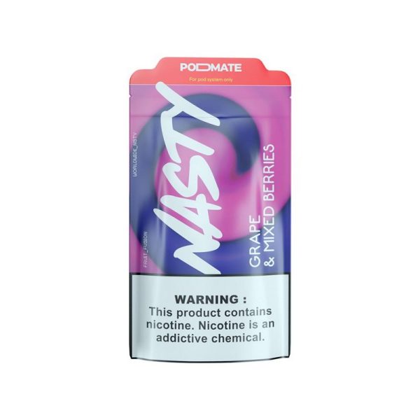 Grape & Mixed Berries – Nasty – PodMate – 30ml - Imagem 3