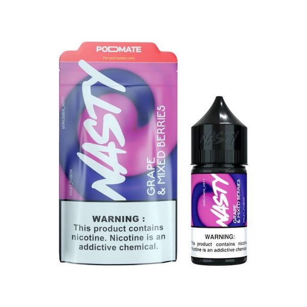 Grape & Mixed Berries – Nasty – PodMate – 30ml