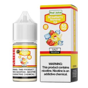 Strawberry Banana Ice - Pod Juice Salt - 30ML
