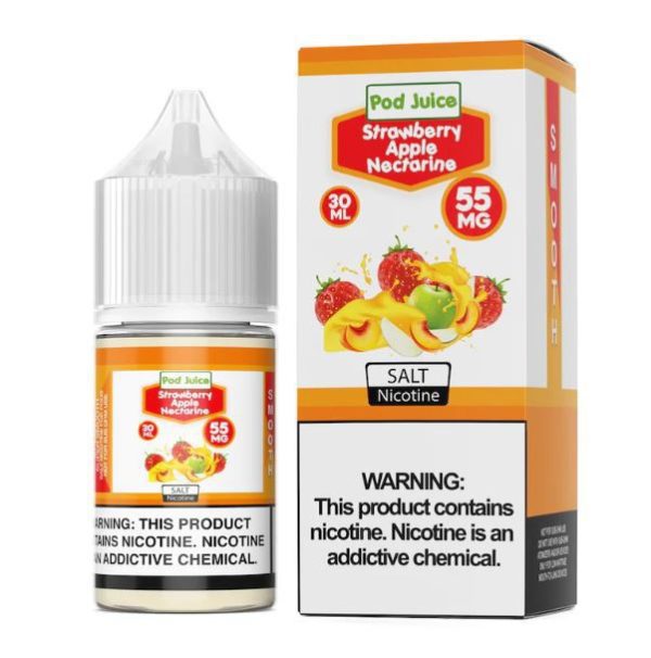 Strawberry Apple Nectarine - Pod Juice Salt - 30ML