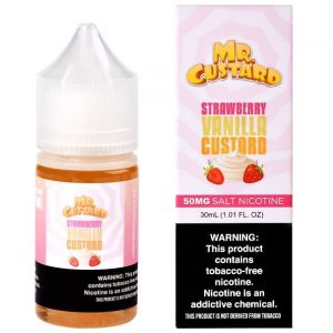 Mr. Custard – Strawberry Vanilla Custard - Mr. Freeze Salt - 30ml