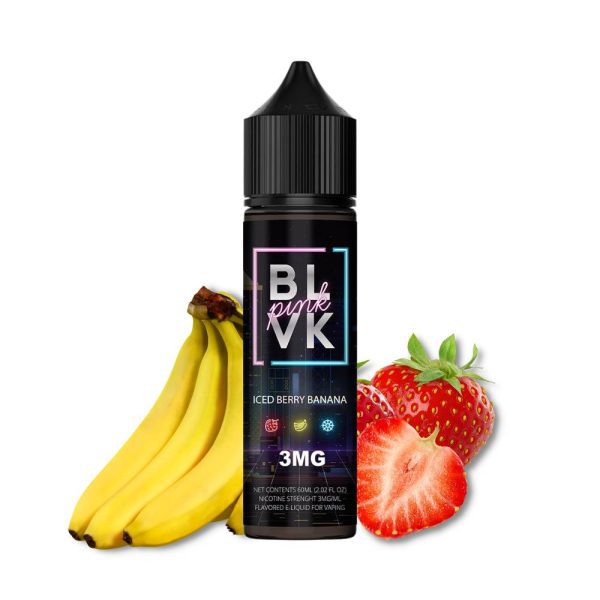Iced Berry Banana - Pink Series - BLVK - 60ml