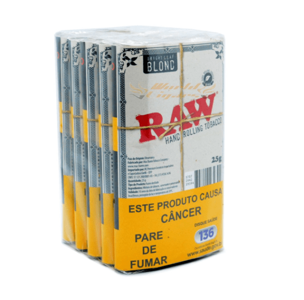 Tabaco - Fumo para Cigarro - RAW Blond - Pacote 25g - Imagem 3