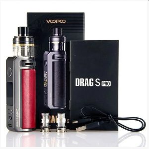 Kit Mod - Drag S Pro  - 80W 3000mAh - c/ Atomizador Magnético TPP - VooPoo