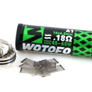Kit Resistências/Bobinas Prontas - Coil Mesh A1 0.18 ohms - Wotofo