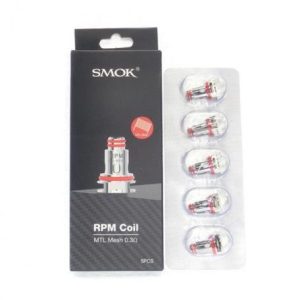Bobina Coil (Reposição) - RPM - 0.3 ohm - MTL Mesh - Smok