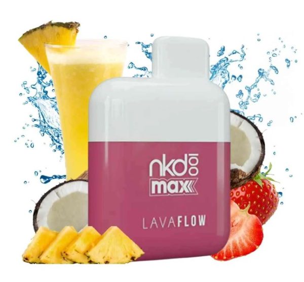 Lava Flow - Pod Descartável - Naked 100 Max - 4500 Puffs