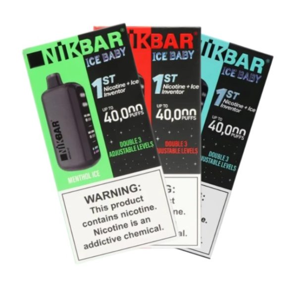 Nikbar- Ice Baby – 40000 Puffs – Pod Descartável