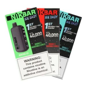 Nikbar- Ice Baby – 40000 Puffs – Pod Descartável