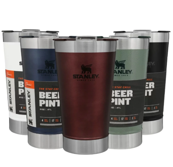 COPO TÉRMICO - COM TAMPA - CERVEJA - STANLEY - 473ML