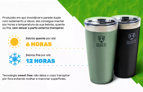 COPO TERMICO - QUATI - 591ML - Imagem 4