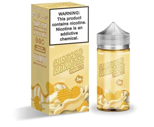 Vanilla - Custard  - Monster - 100ml