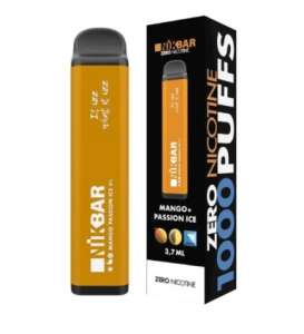 Mango Passion Ice – Zero Nicotina – 1000 Puffs – NikBar – 0mg