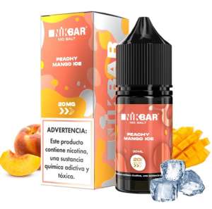 Peachy Mango Ice – Nikbar Salt – 30ml