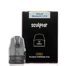 Cartucho / Coil Sculptor – Refillable Pod 1.2ohm – 1.6ml – Uwell