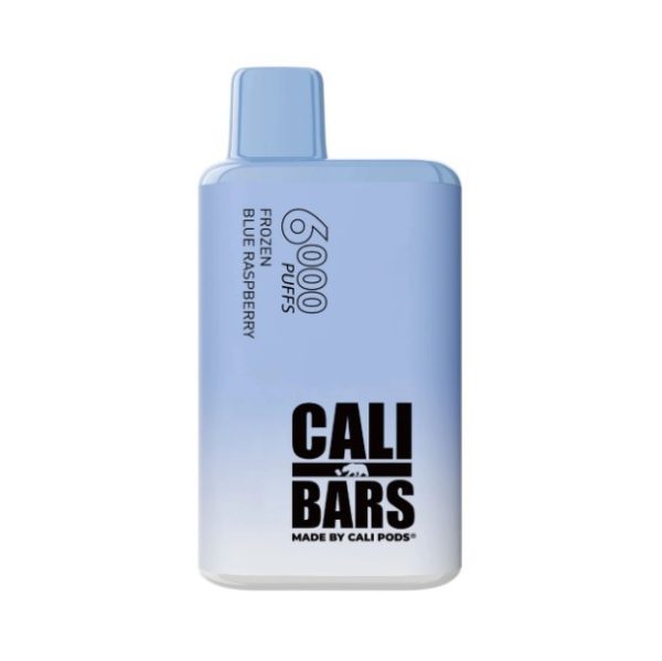 Frozen Blue Raspberry V2 6000 Puffs - Cali Bars - Imagem 2
