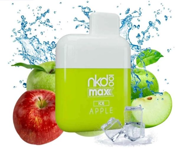 Apple Ice - Pod Descartável - Naked 100 Max - 4500 Puffs