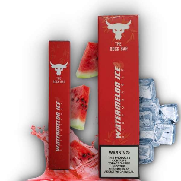 Watermelon Ice - The Rock Bar - 300 Puffs - Pod Descartável