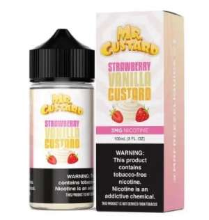 Mr. Custard - Strawberry Vanilla Custard - Mr. Freeze - 100ml