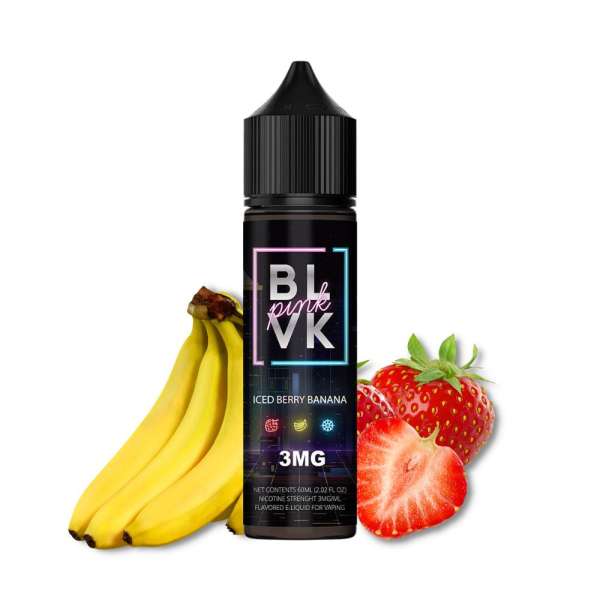 Iced Berry Banana - Pink Series - BLVK - 60ml