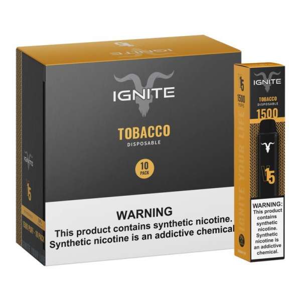Tabacco – V15 – 1500 Puff – Ignite - Imagem 3