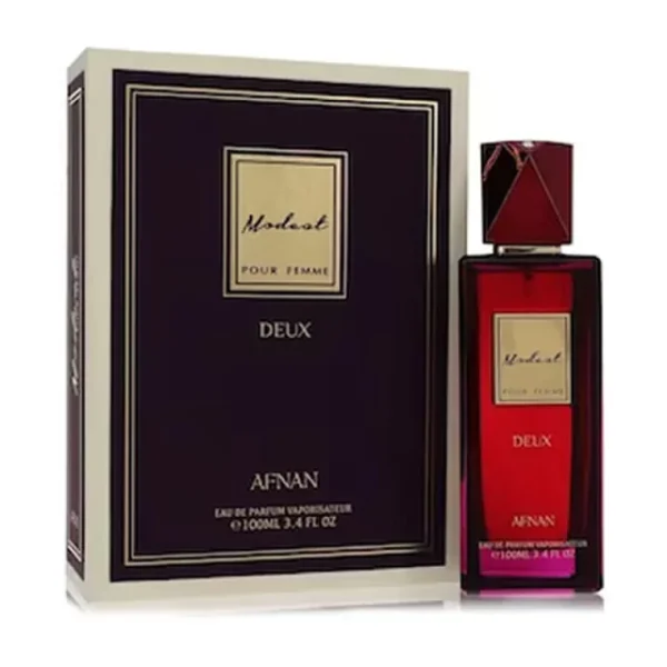 MODEST POUR FEMME DEUX AFNAN - PERFUME FEMININO - EAU DE PARFUM - Imagem 2