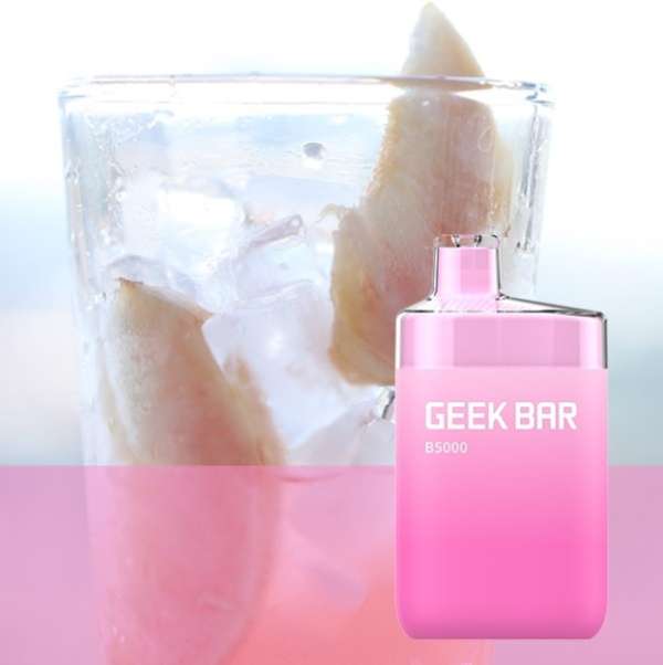 Juicy Peach Ice - B5000 Puffs - Geek Bar