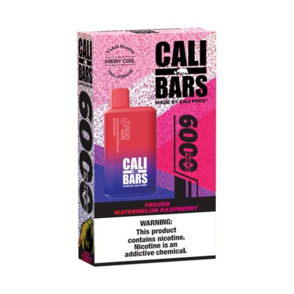 Frozen Watermelon Raspberry V2 6000 Puffs - Cali Bars