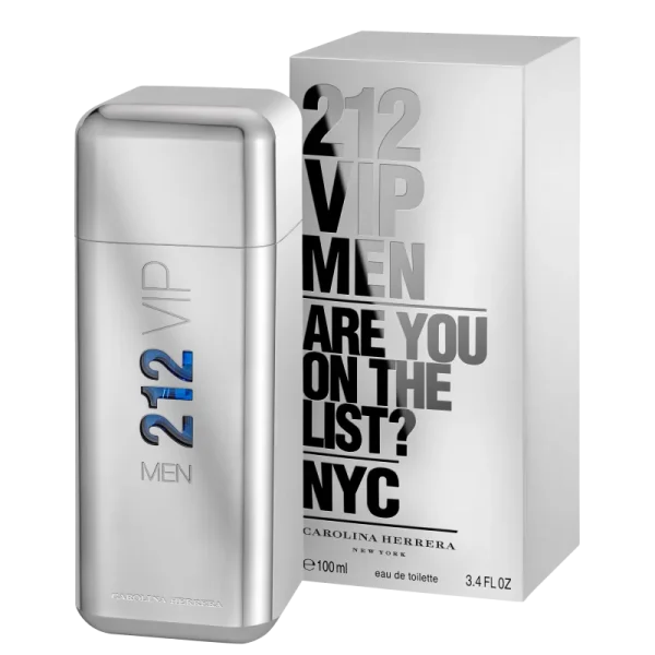 212 VIP MEN CAROLINA HERRERA - PERFUME MASCULINO - EAU DE TOILETTE - Imagem 2