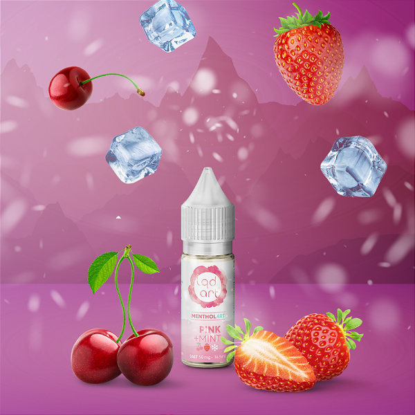 Pink Mint - Menthol - Lqd Art Salt - 16,5ml - Imagem 2