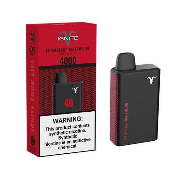 Strawberry Watermelon – V40 – 4000 Puffs – Ignite – Pod Descartável