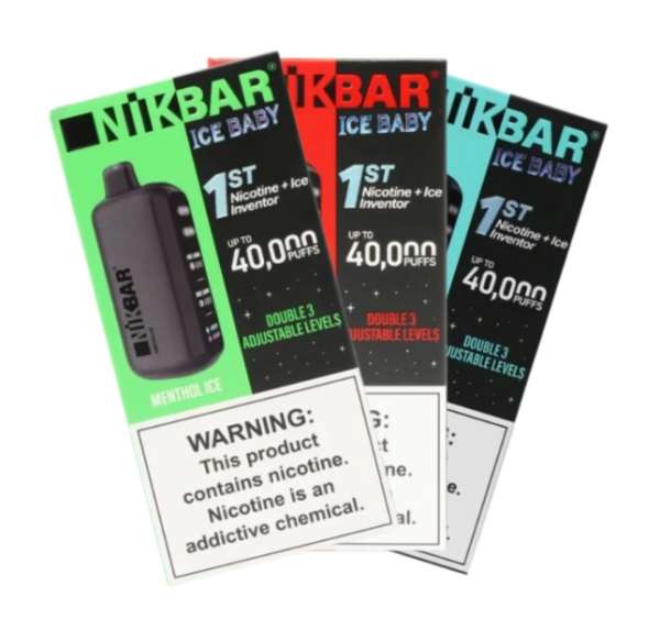 Nikbar- Ice Baby – 40000 Puffs – Pod Descartável - Imagem 3