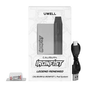 Ironfist Caliburn – Legend Renewed 16W 690 mAh – Kit Pod System – Uwell
