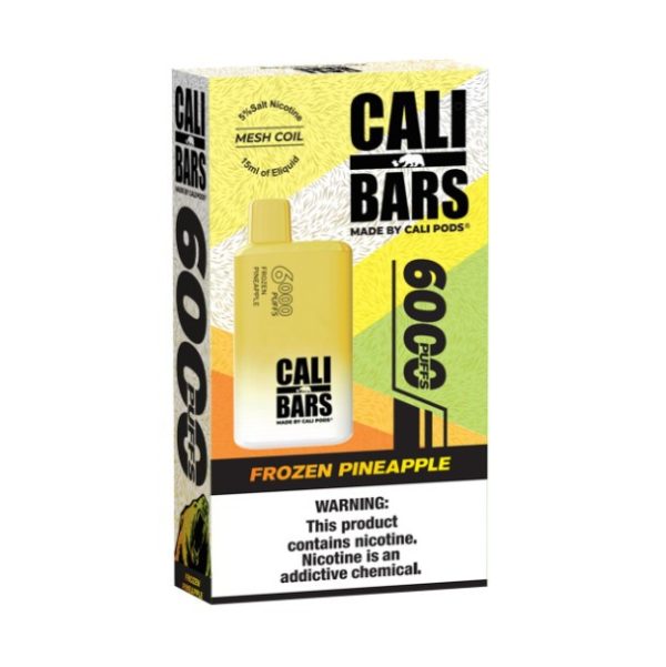 Frozen Pineapple V2 6000 Puffs - Cali Bars