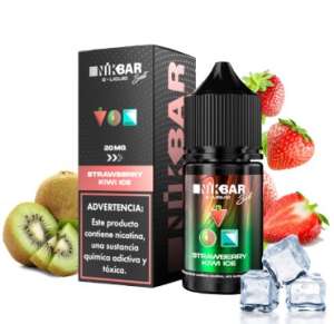 Strawberry Kiwi Ice – Nikbar Salt – 30ml