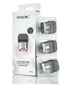 Coil/ Resistência/ Cartucho Pod – Novo X – 0.8 ohm – Meshed – Smok