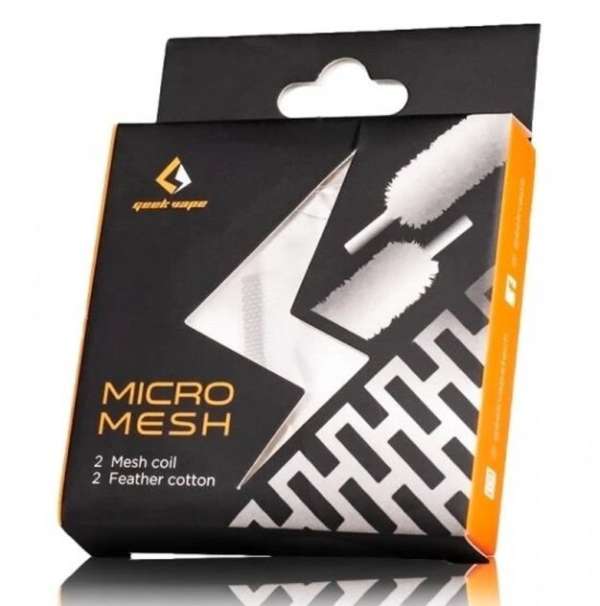 Kit Resistências/Bobinas Prontas - Micro Mesh Coil N80 0.17 ohms - Geek Vape