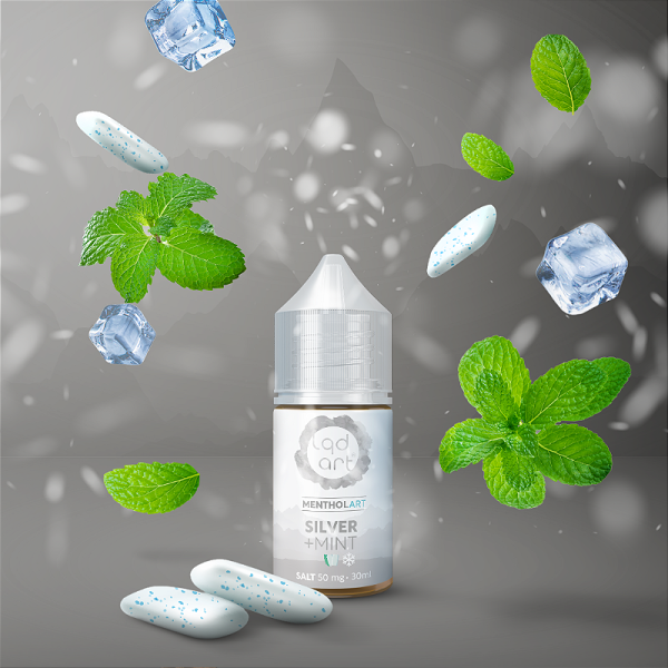 Silver Mint - Menthol - Lqd Art Salt - 30ml - Imagem 2