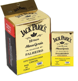 Palheiro - Jack Paiol´s - 20 Unidades - Sabores