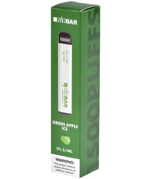 Green Apple Ice - 1500 Puffs - NikBar