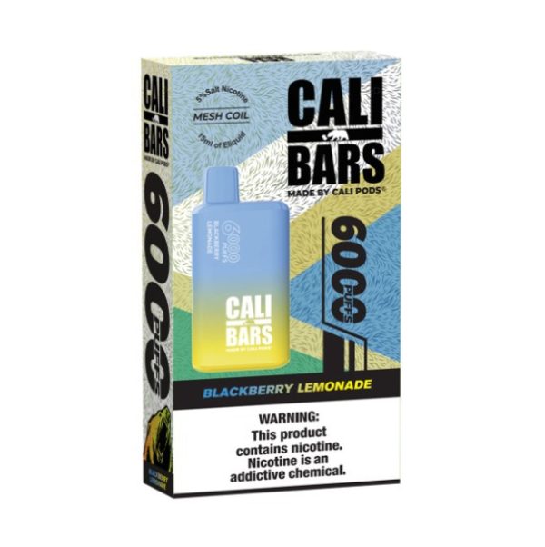 Blackberry Lemonade V2 6000 Puffs - Cali Bars
